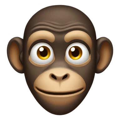 monkey with pimples sticker