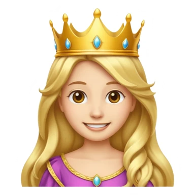 Emoji princesa  sticker