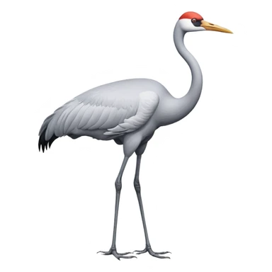  bird crane flies sticker