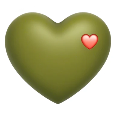 Behr Fresh Olive PPU9-04 heart sticker