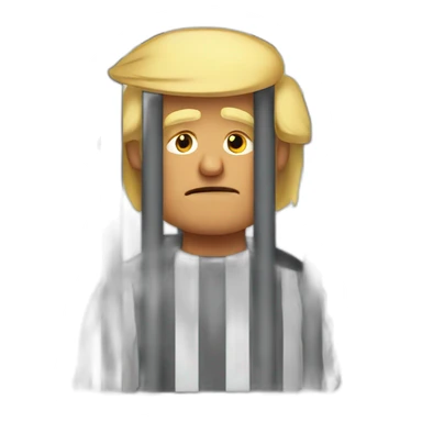 Donald trump in jail sticker