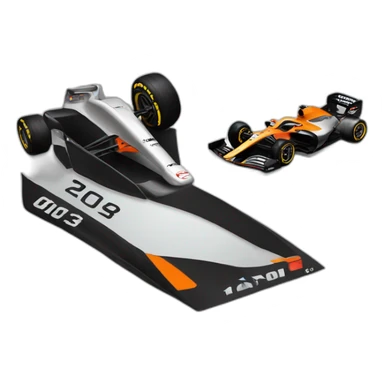 Formule 1 Mclaren 2023 sticker