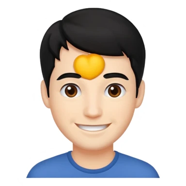 Un  emoji et un sexe homme sticker