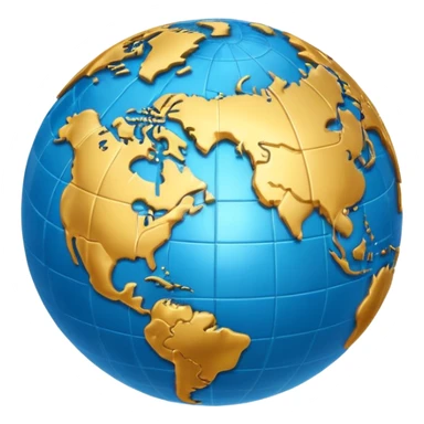 Create a realistic emoji of a text flying around an earth ball. the text includes multiple languages or language signs sticker