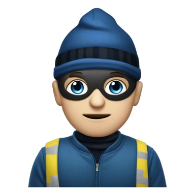 zelensky in blue thief sticker