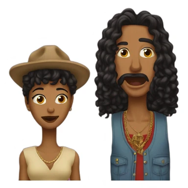 Menace santana et soprano sticker