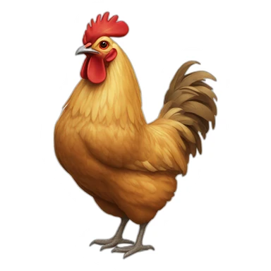 Gallina sticker