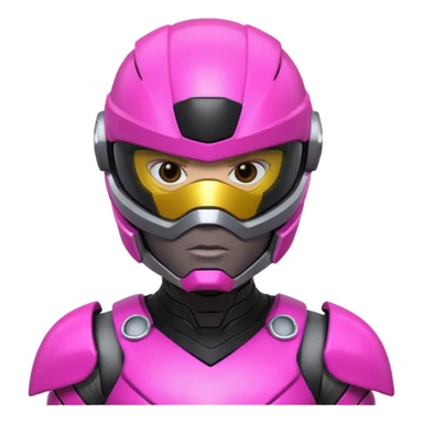 cyberpunk power ranger sticker