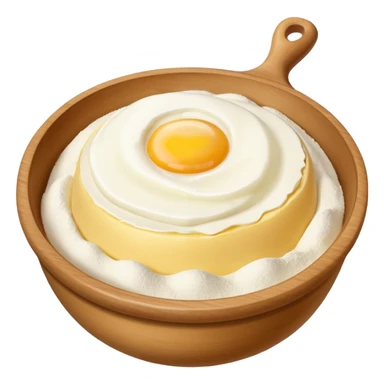 baking ingredients ready for preparation sticker