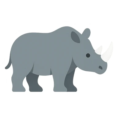 Rhino sticker