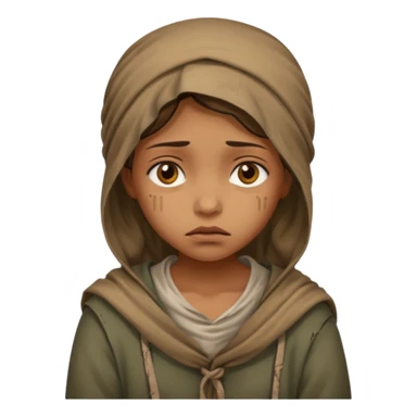 beggar girl sticker