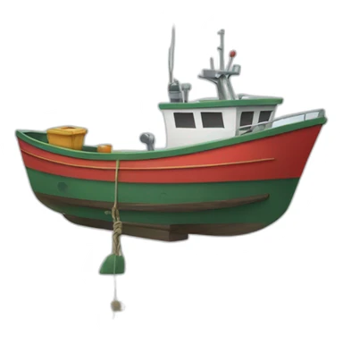 Fishing boat  sticker