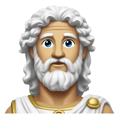 Zeus greek god sticker