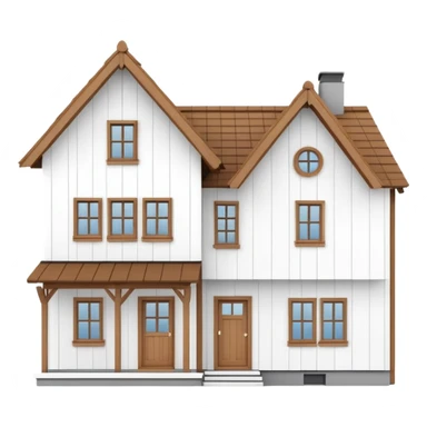 scandinavian house sticker
