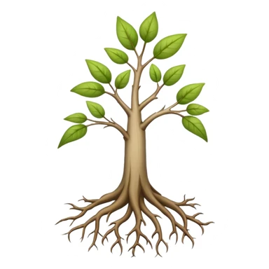 sapling roots sticker