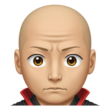 No hair samurai sticker