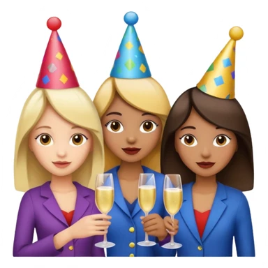 Компанія дівчат 3 sticker