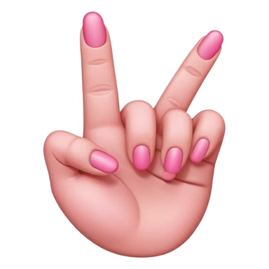 Pink middle finger  sticker