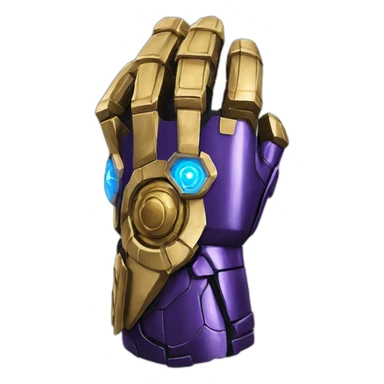 macron thanos gauntlet sticker