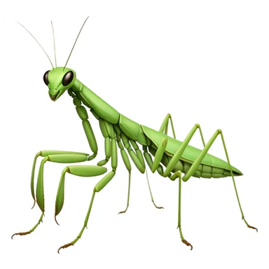 Preying mantis sticker