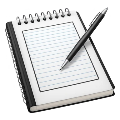 A textbook and a copybook with a pen sticker