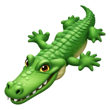 Agay alligator with wings  sticker