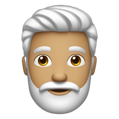 homem branco com barba com um copo café sticker