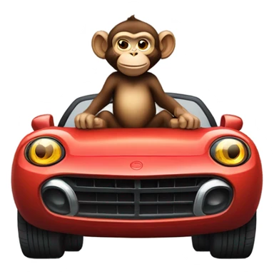 monkey in a hellcat sticker
