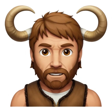 chuck norris goat sticker