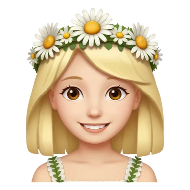 Girl with daisy crown

























 sticker