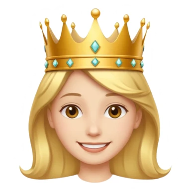 Una persona enamorado y con una corana sticker