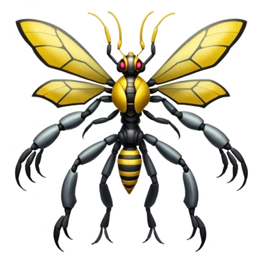 Beedrill-Giratina-Gensect-fusion (full body) sticker