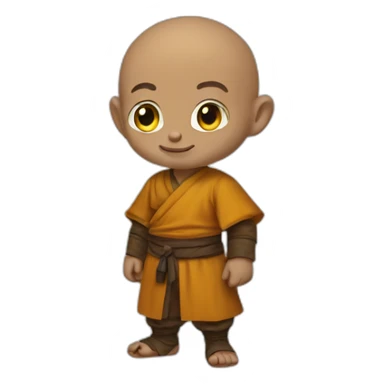 The open hand halfling monk sticker