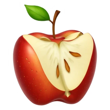 Create an Apple core sticker