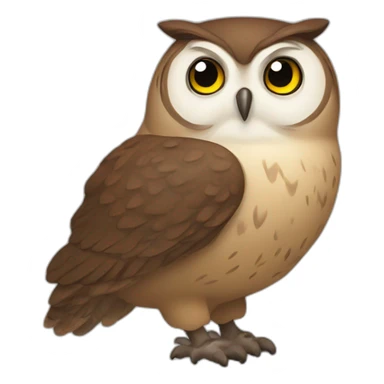 Fattest owl sticker