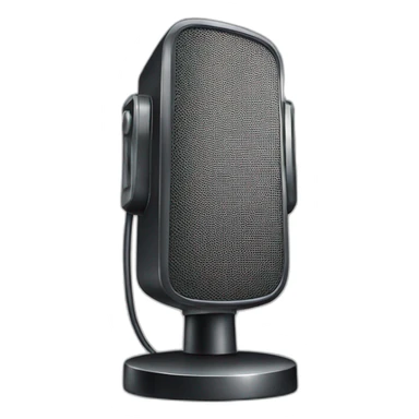 radiospeaker with microphone sticker