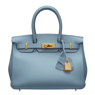 grey blue colored birkin sticker