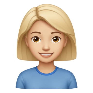 Responsibility for one's decisions and determination in the image of a smiling girl sticker