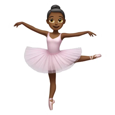 Ballerina dancing sticker