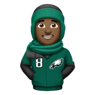 Me as Philadelphia Eagles  sticker
