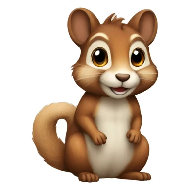 squirel sticker