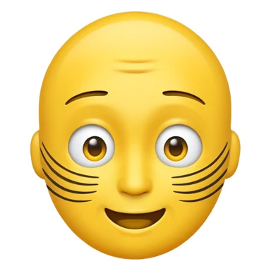 flying face emoji with motion lines sticker