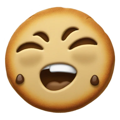 Crying Laughing cookie sticker