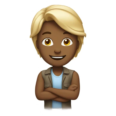 Un persona que está consentida  sticker