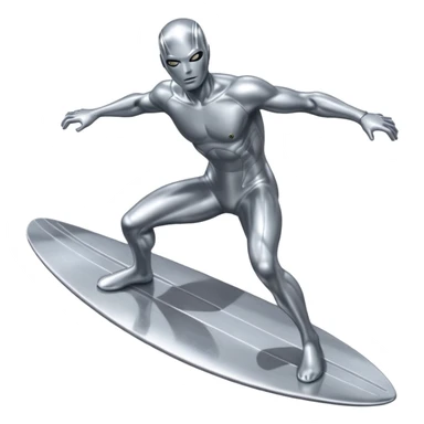 silver surfer sticker