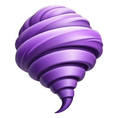 Tornado purple sticker