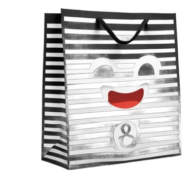 Sephora shopping bag sticker