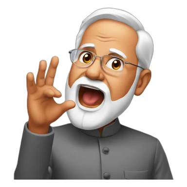 Modi reaction  sticker