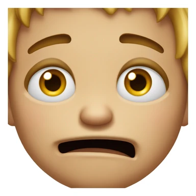 Crying and slobbering sticker