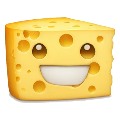 cheese face love sticker